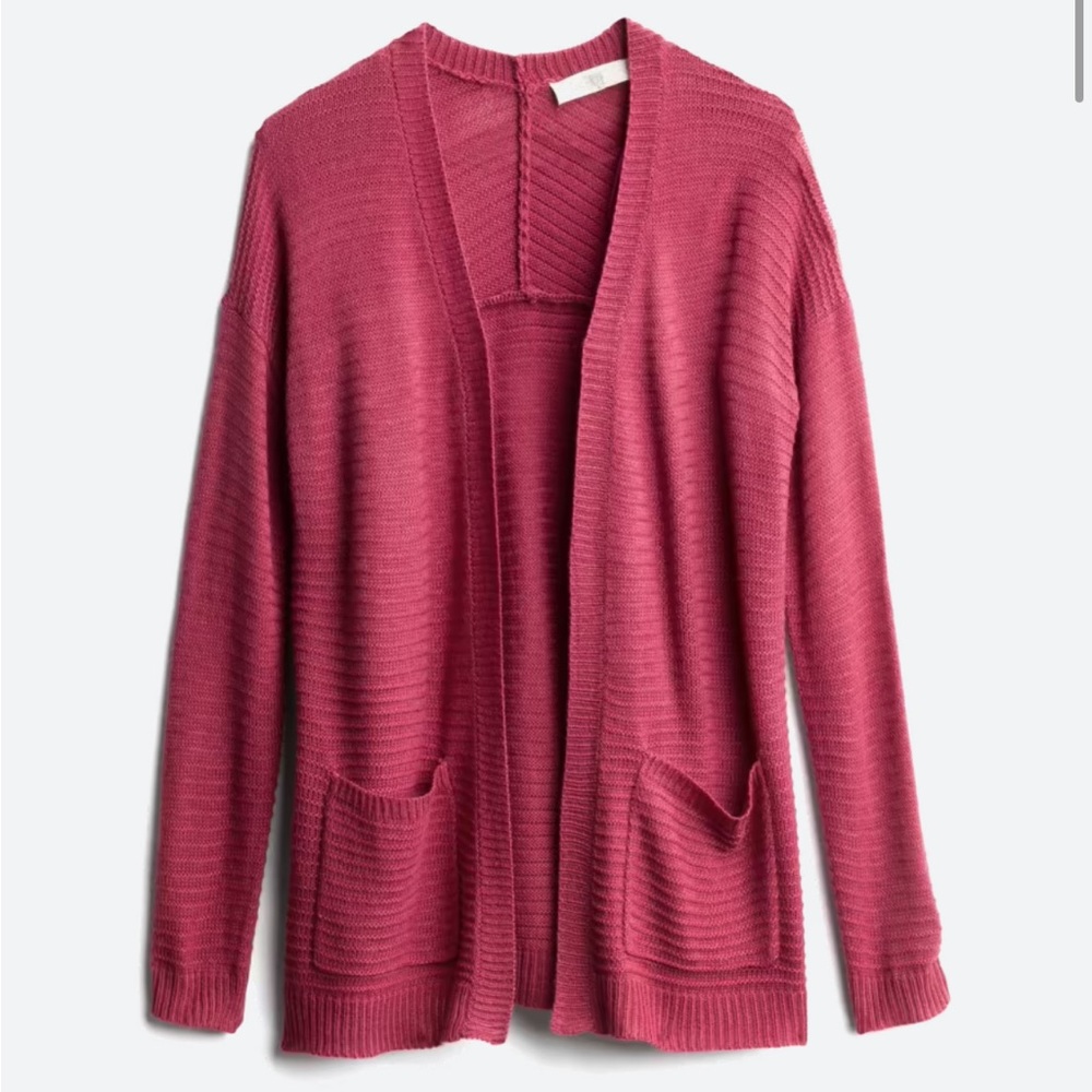 Pinque Ollie Rib Two Pocket Cardigan Size L